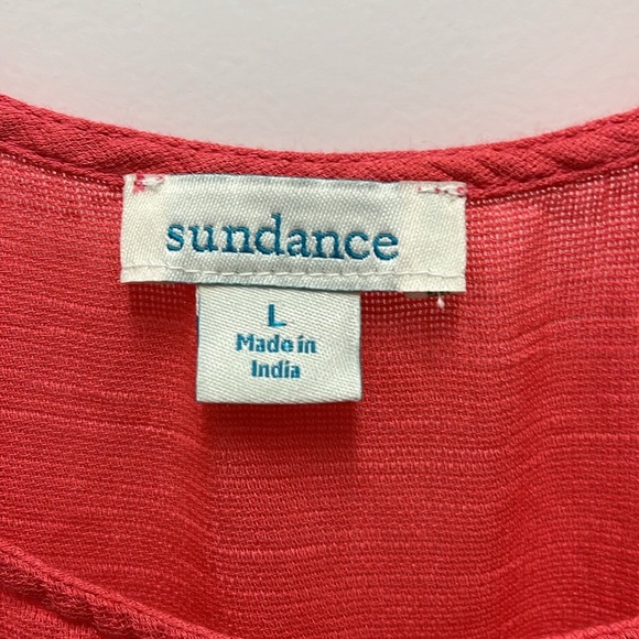 Sundance Embroidery Coverup Coral‎ Size Large - Picture 3 of 5